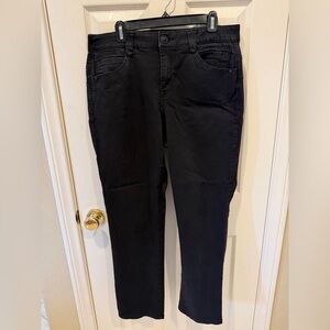 Democracy Black Straight Leg Jeans